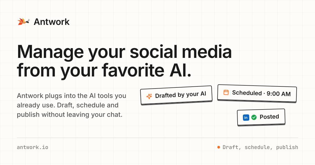 AI Social Media Manager for ChatGPT and Claude