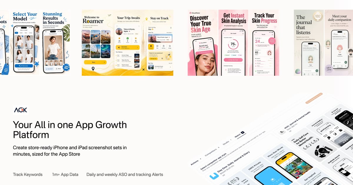 AppGrowKit: ASO-Powered App Store Screenshot Generator