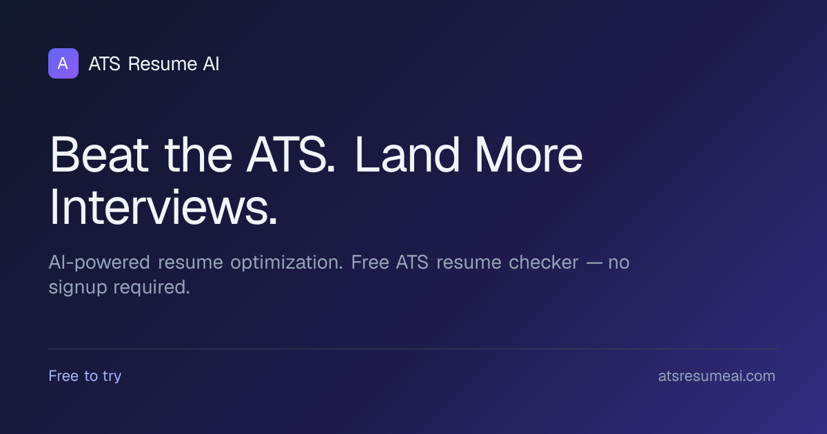 ATS Resume AI