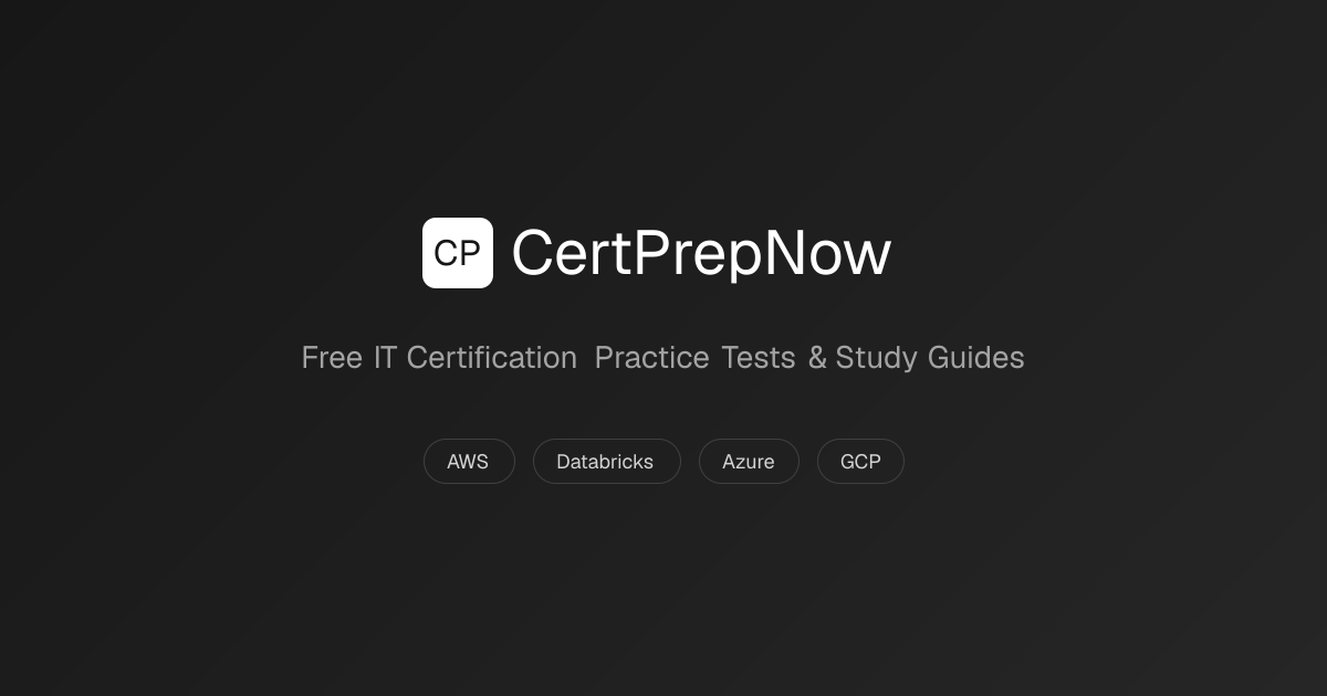 CertPrepNow