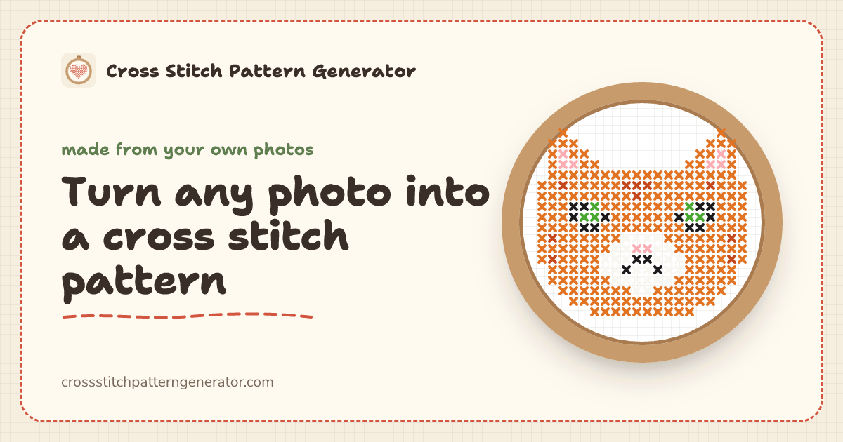 Cross Stitch Pattern Generator