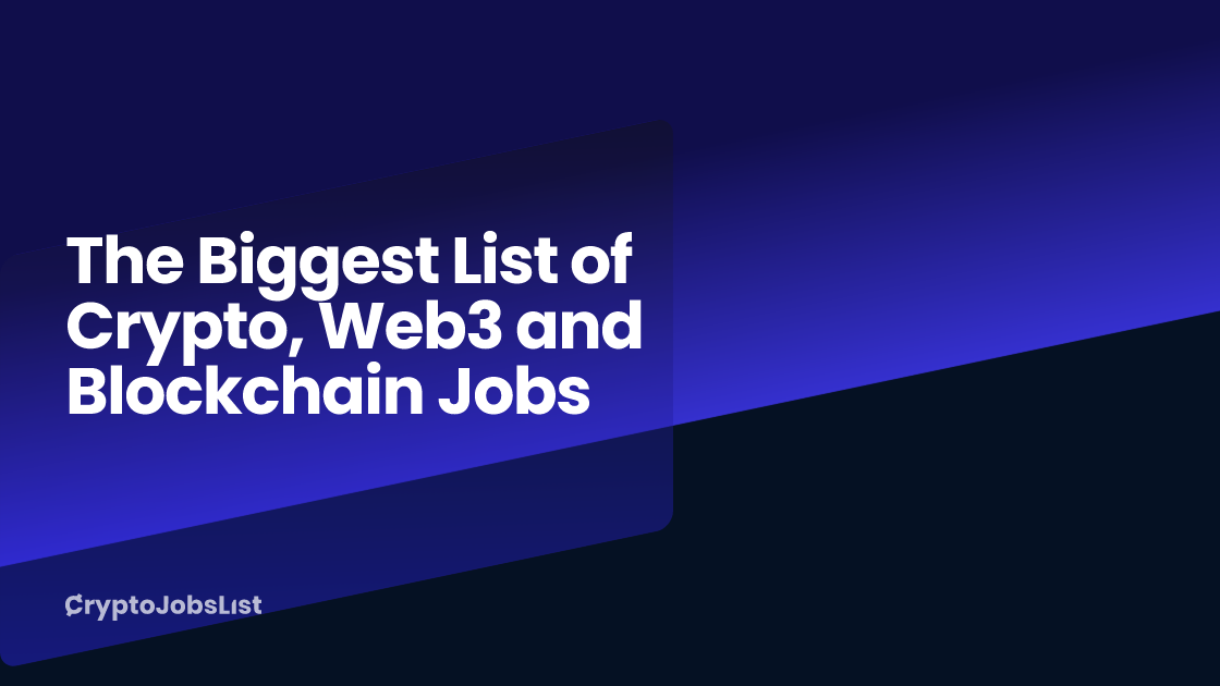 Crypto Jobs List
