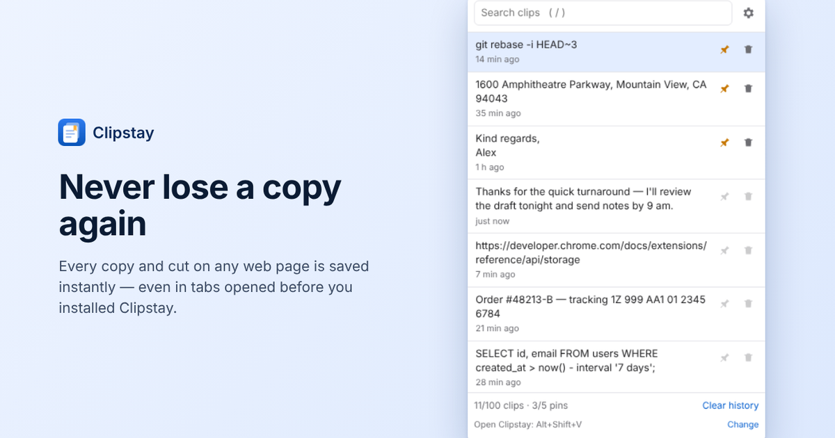 Clipstay