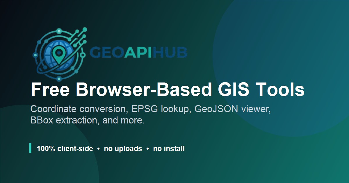 GeoAPIHub