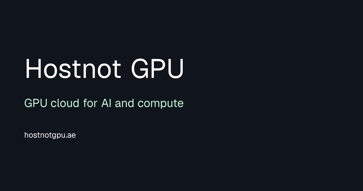 Hostnot GPU