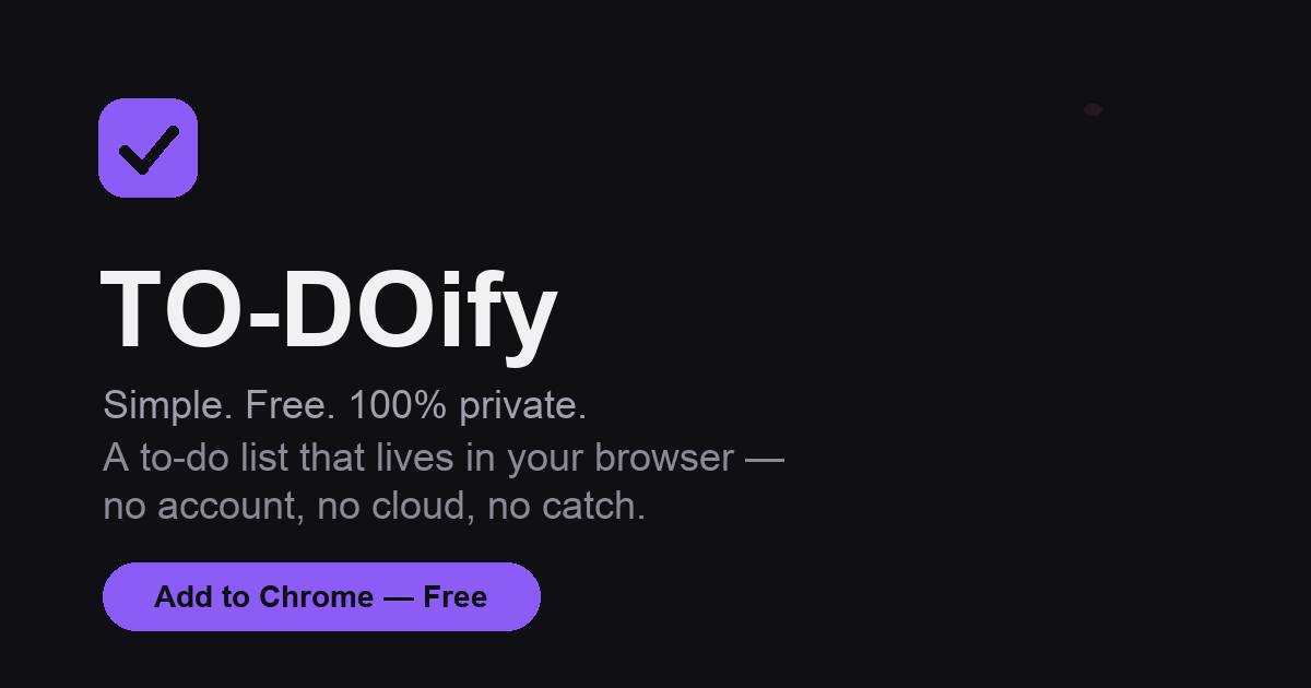 TO-DOify