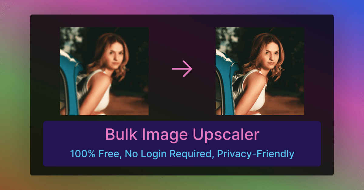Bulk Image Upscaler