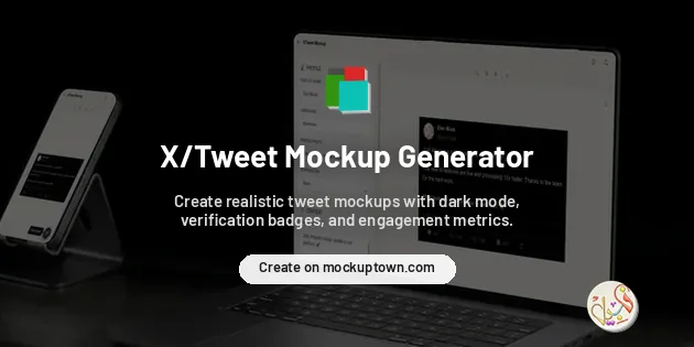 Tweet Mockup Generator by MockupTown