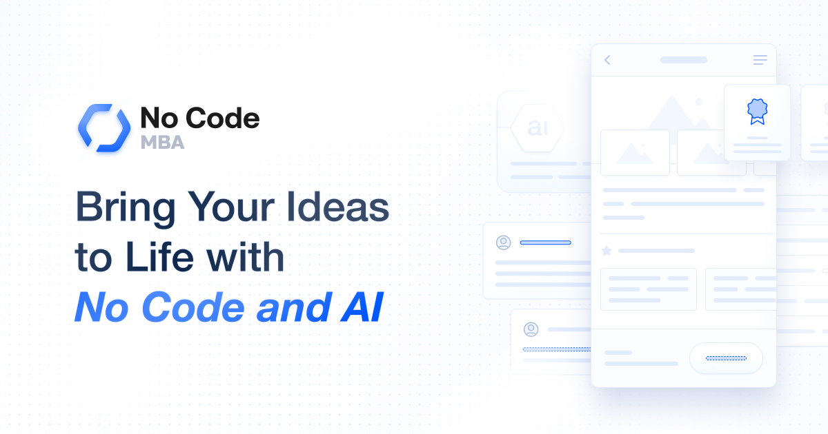 No Code MBA