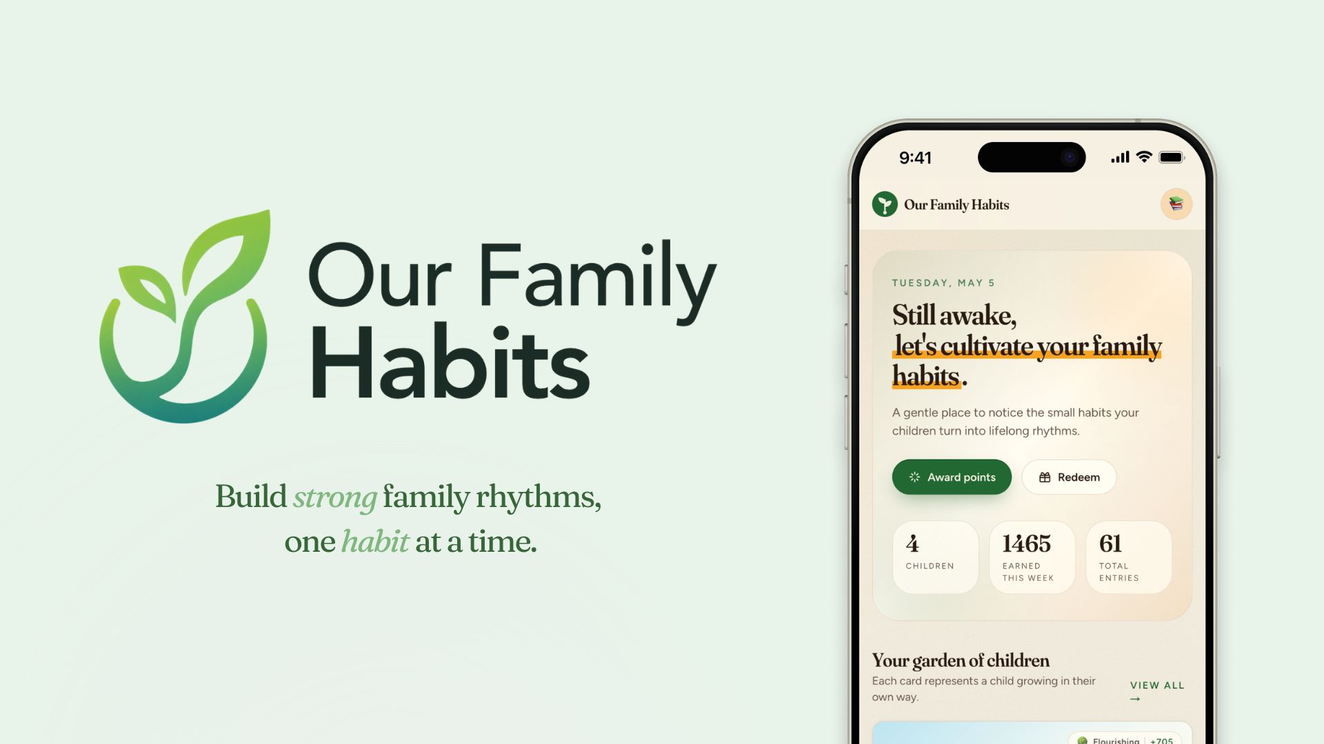 Our Family Habits App