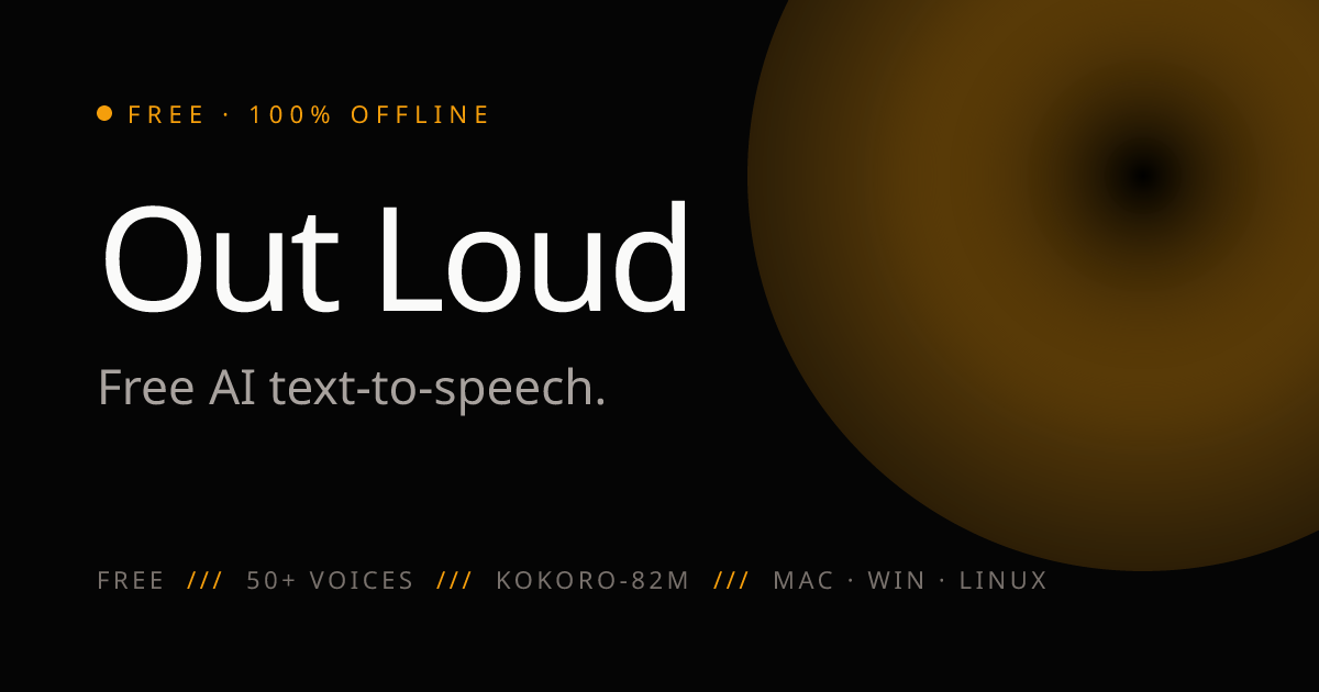 Out Loud