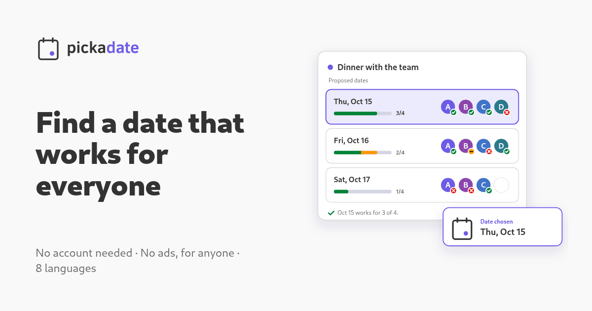 Pickadate
