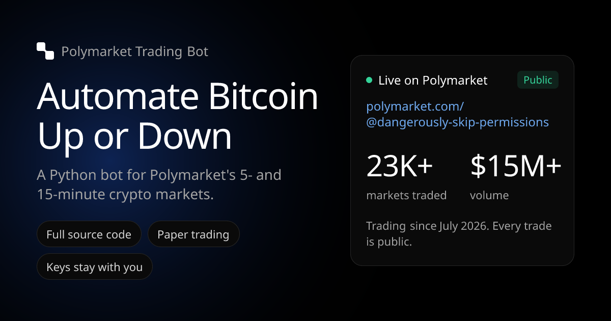 Polymarket Trading Bot For Crypto