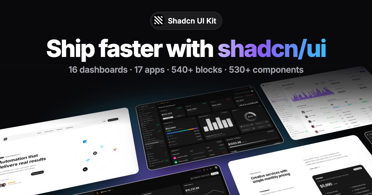 Shadcn UI Kit