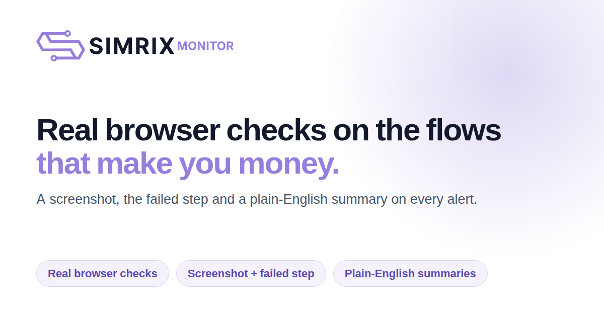 Simrix Monitor
