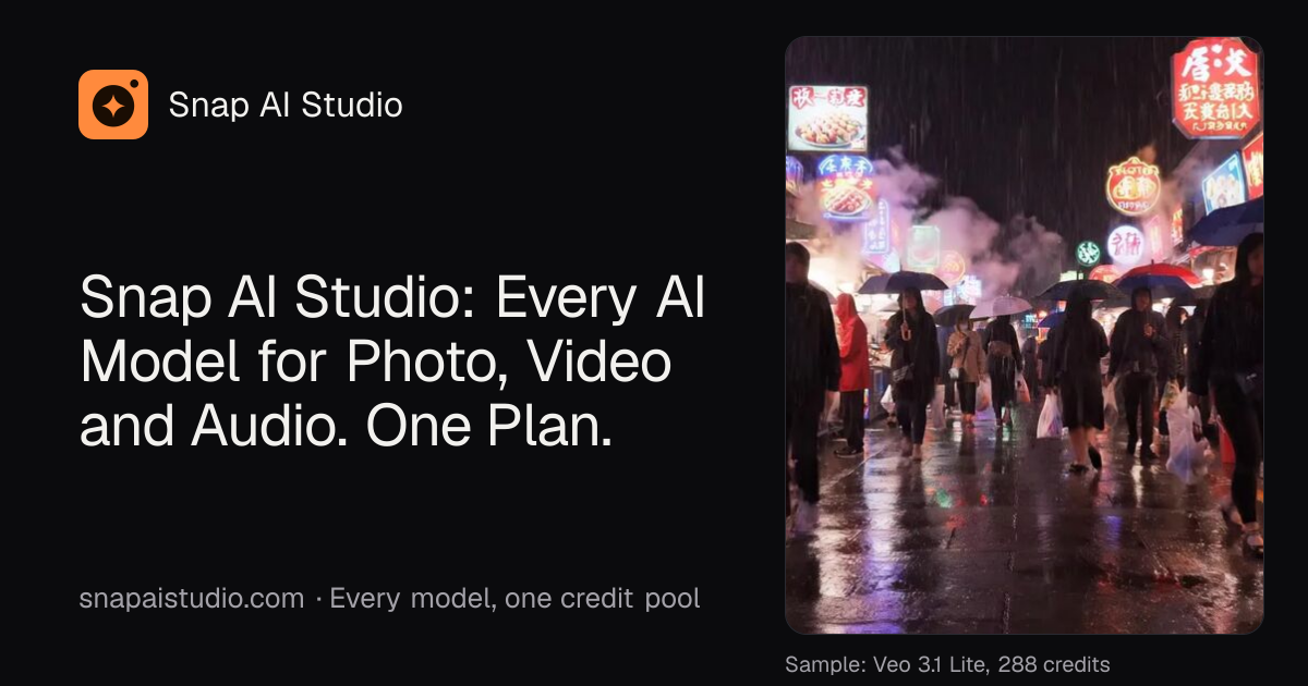 Snap AI Studio