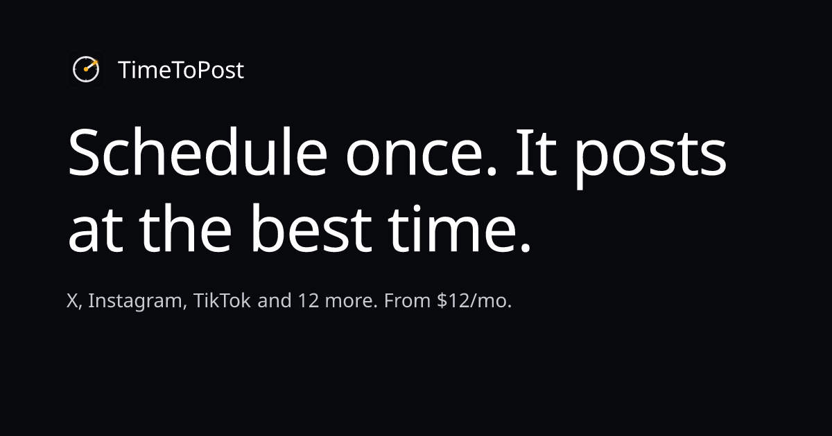 TimeToPost