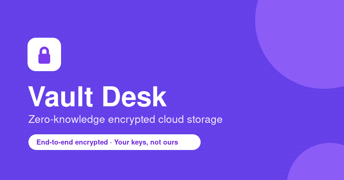 Vault Desk