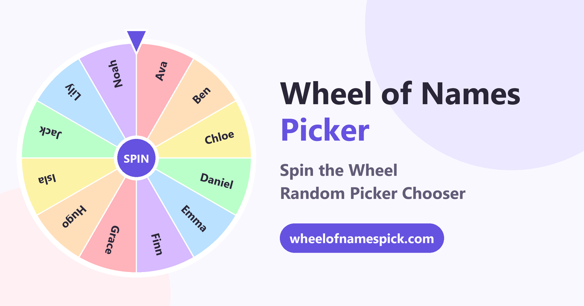 Wheel of Names Picker