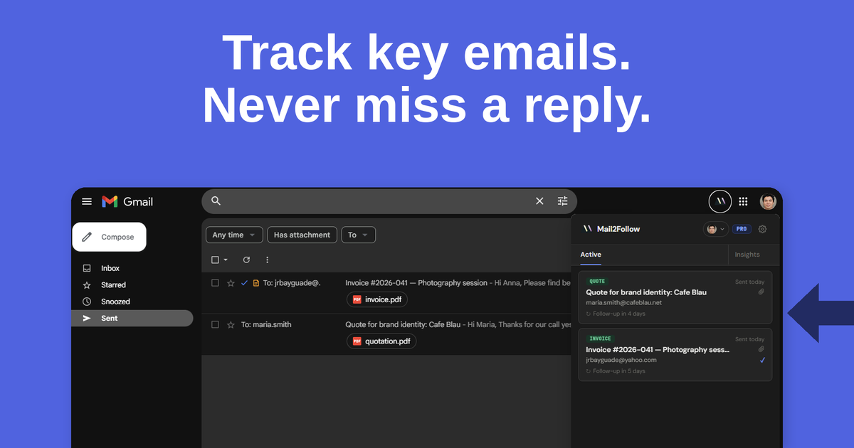 Mail2Follow